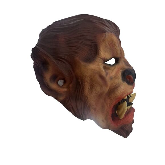 Vintage Horror Werewolf Adult Halloween Latex Mask 2003 The Paper Magic Group - Picture 15 of 16